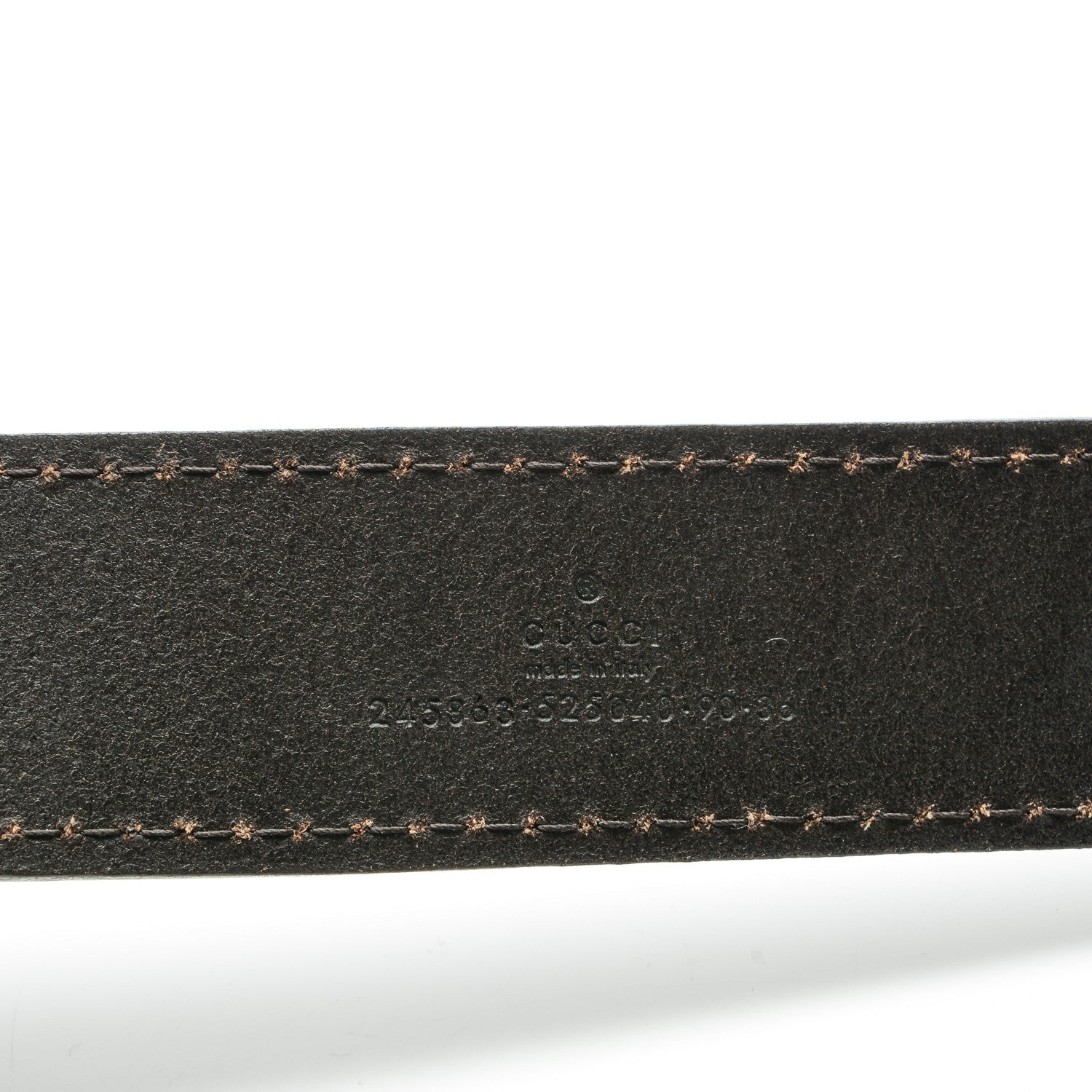 Gucci Leather Bamboo Interlocking G Belt 90 36 Black 4 of 6