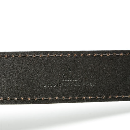 Gucci Leather Bamboo Interlocking G Belt 90 36 Black 4 of 6