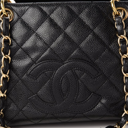 Chanel Caviar Quilted Petit Timeless Tote PTT Black 10 of 10
