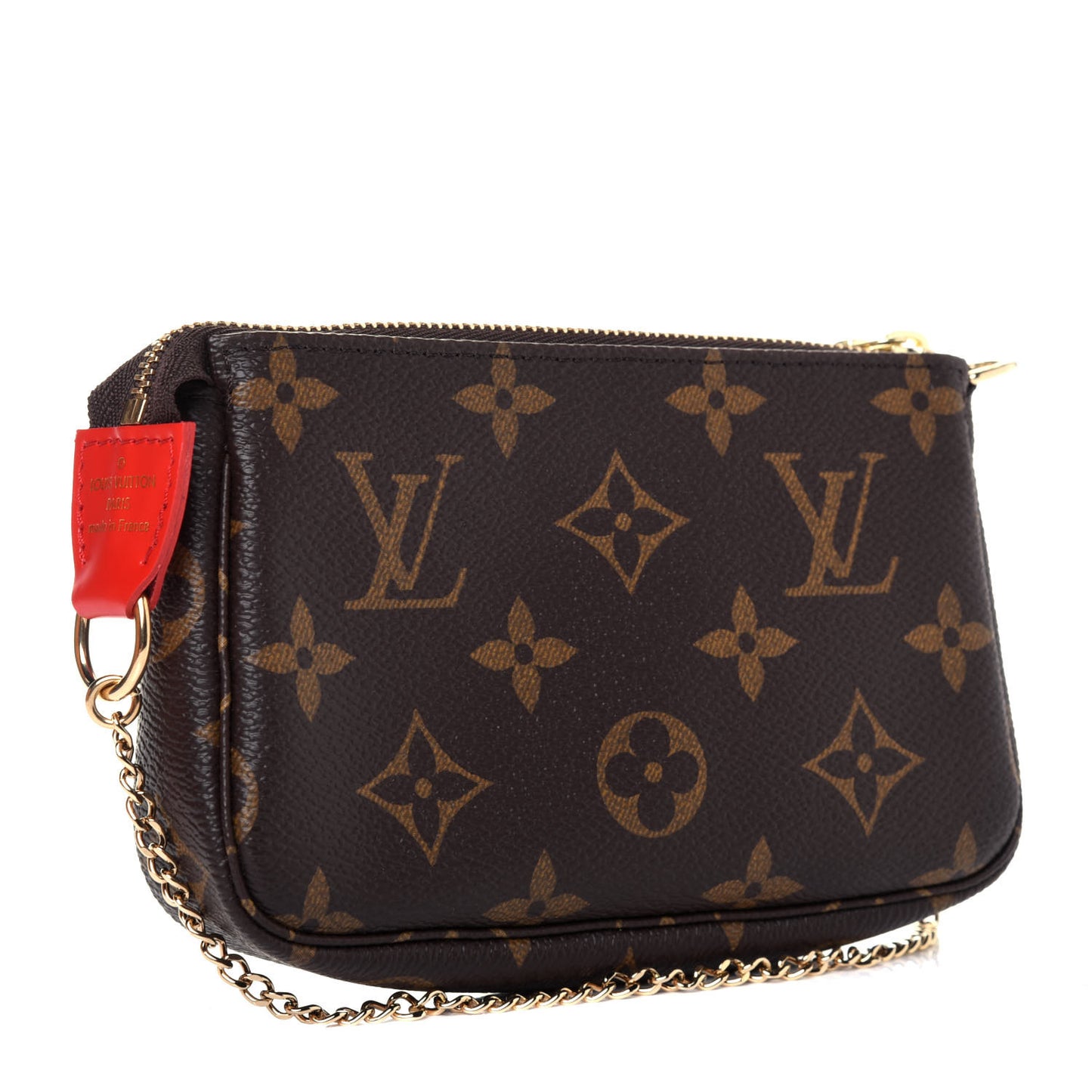 Monogram 2020 Christmas Animation Bumper Cars Mini Pochette Accessories Coquelicot