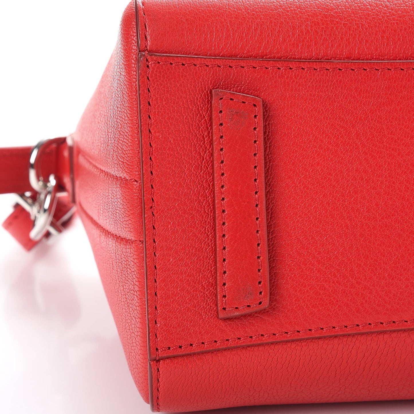 Sugar Goatskin Mini Antigona Medium Red