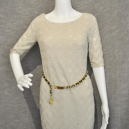 Chanel Leather Chain CC Medallion Belt Gold 2 of 4