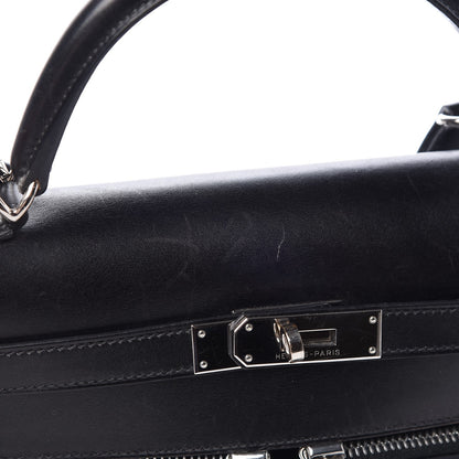 Hermes Box Toile Lakis Kelly Black 9 of 10