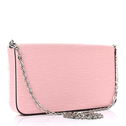 Louis Vuitton Epi Pochette Felicie Rose Ballerine 4 of 10