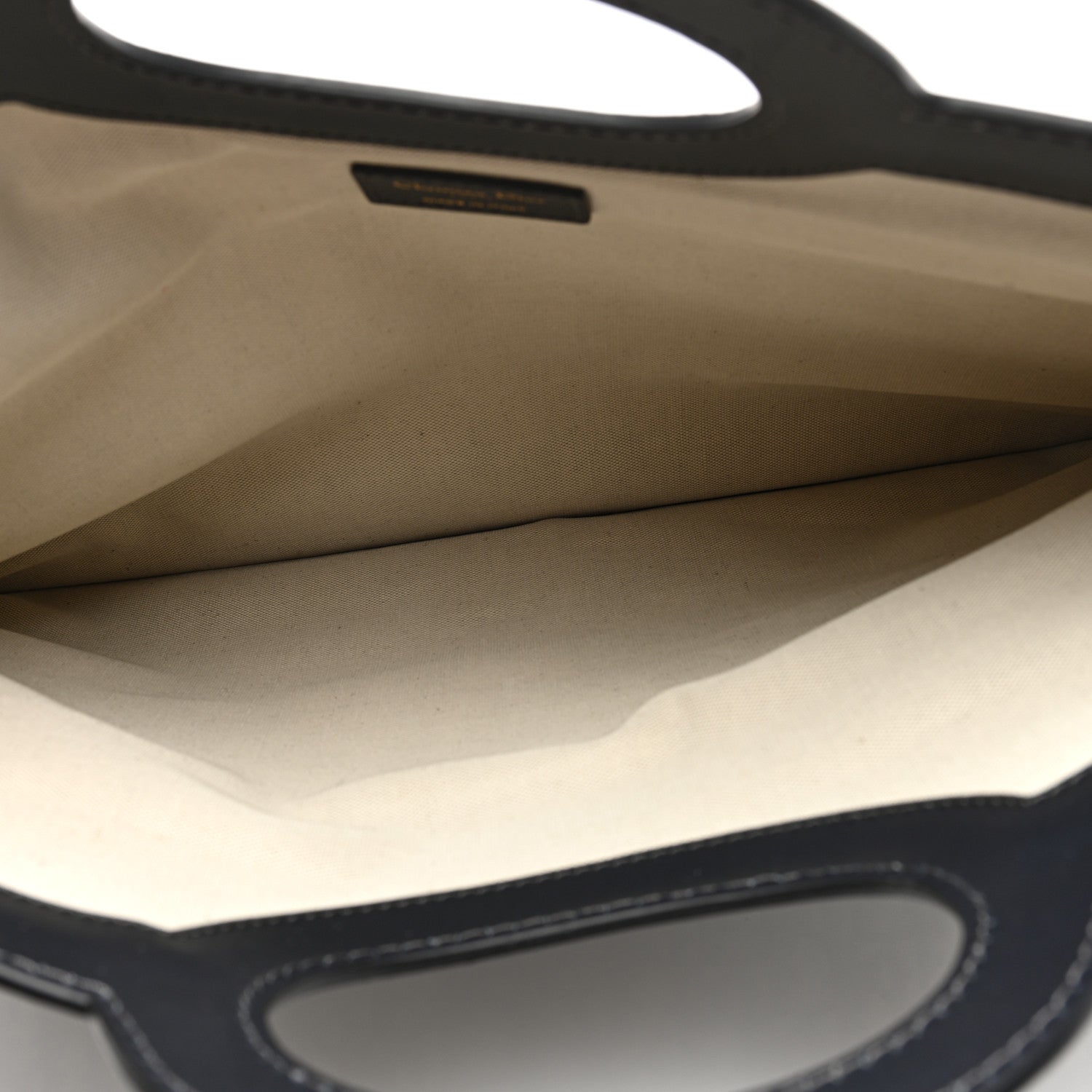 Christian Dior Oblique Fold Over Clutch Blue 5 of 6