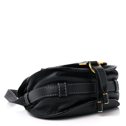 Chloe Calfskin Mini Marcie Round Crossbody Bag Black 4 of 13