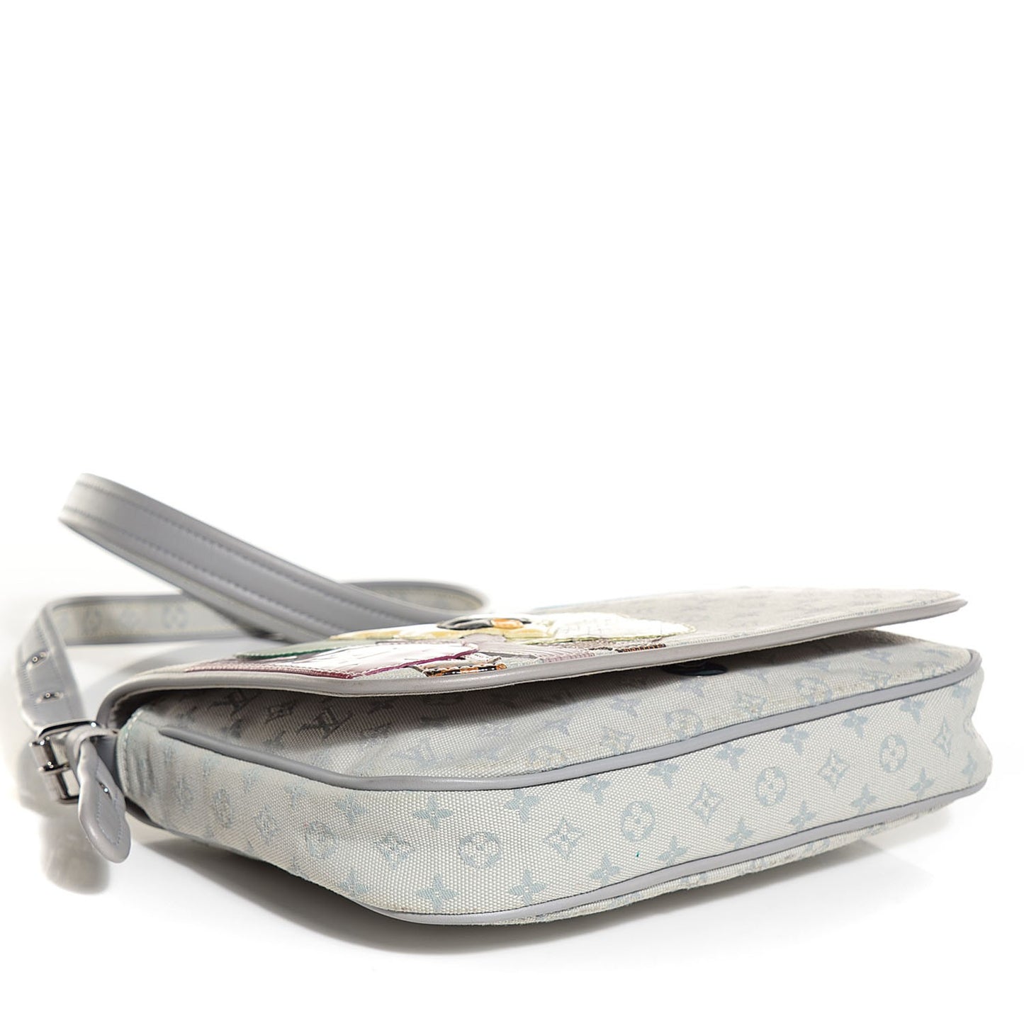 Mini Monogram Patchwork Conte De Fees Musette Grey