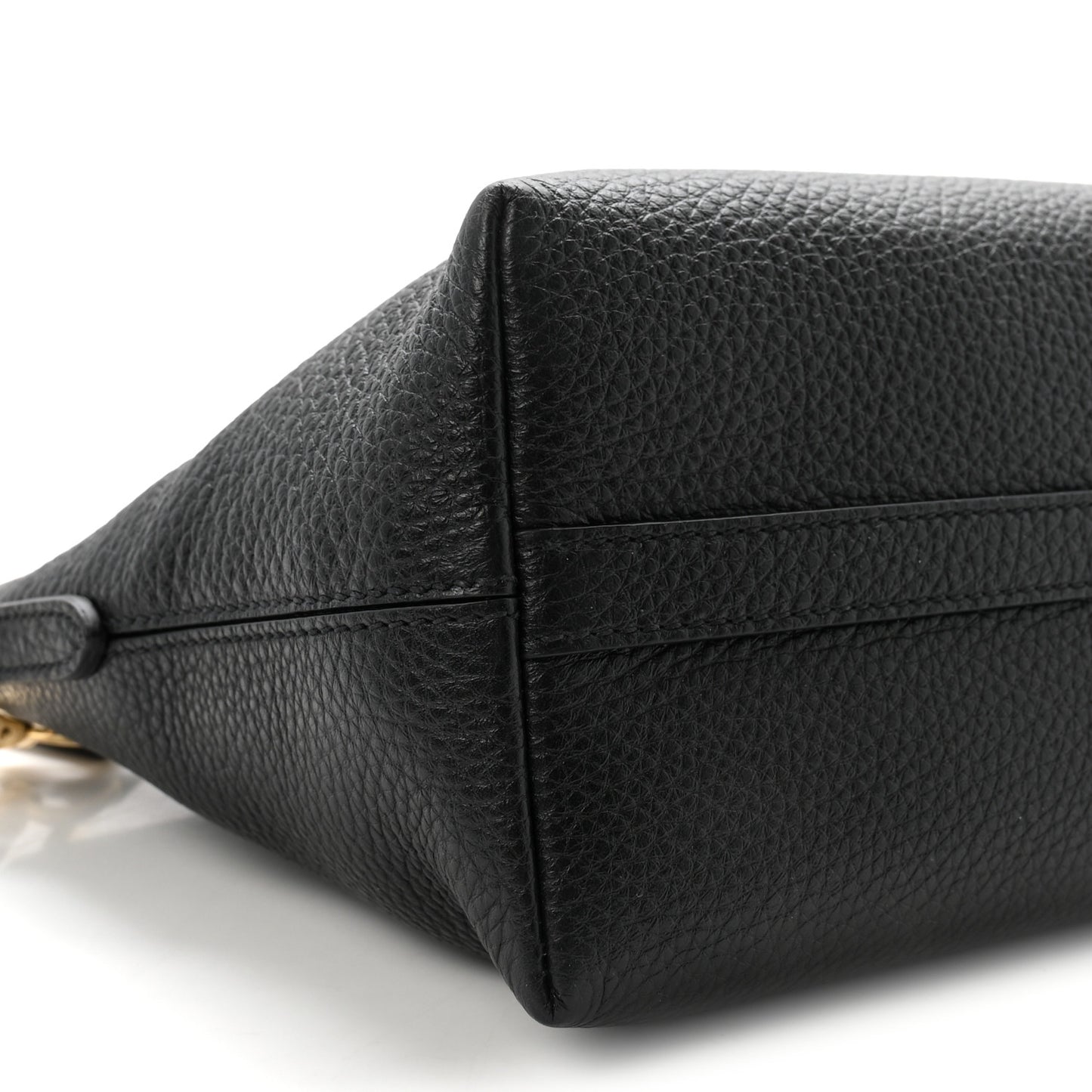 Vitello Daino Small Tote Black