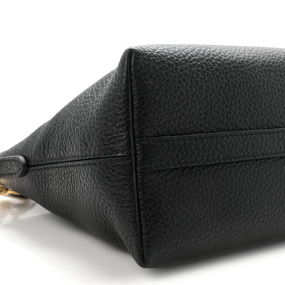 Prada Vitello Daino Small Tote Black 7 of 8