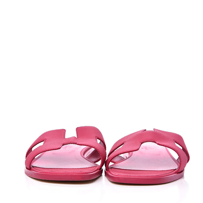 Hermes Epsom Oran Sandals 39 Pink 2 of 8