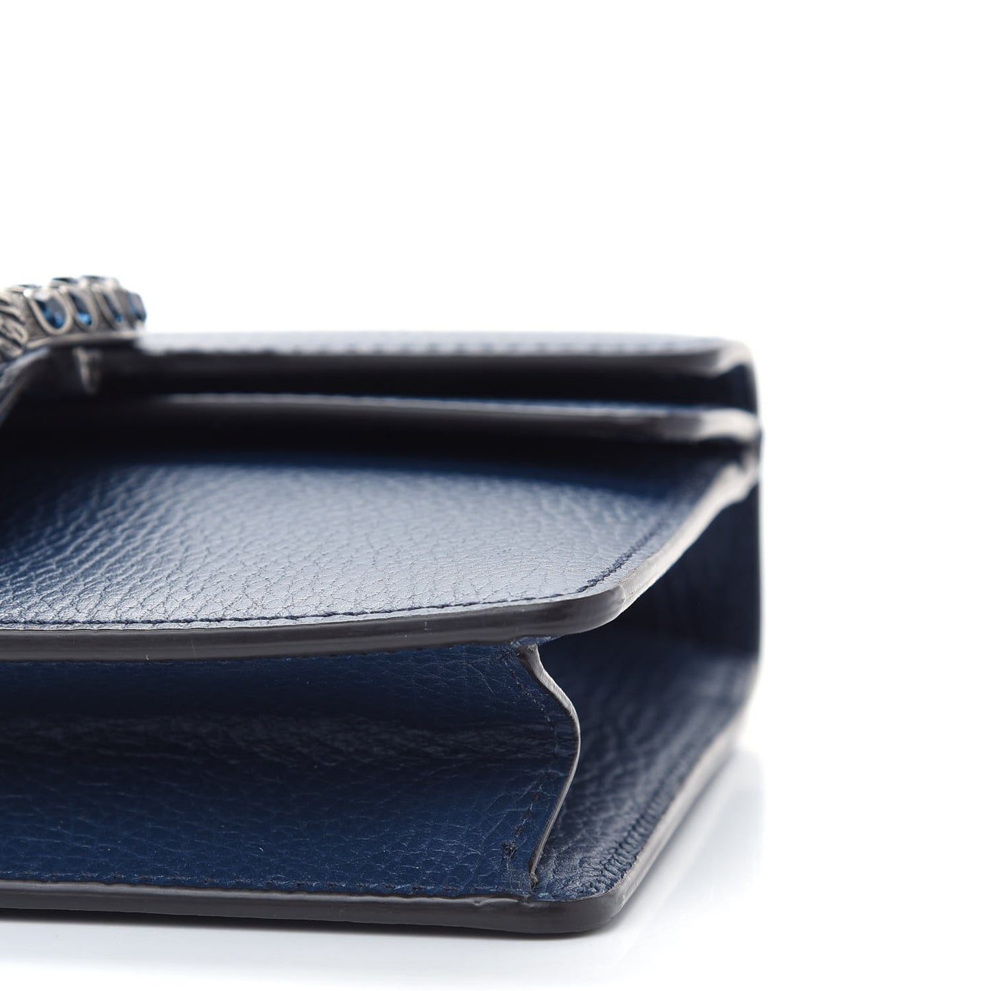 Dollar Calfskin Crystal Mini Dionysus Shoulder Bag Blue Agata Montana Sapphire