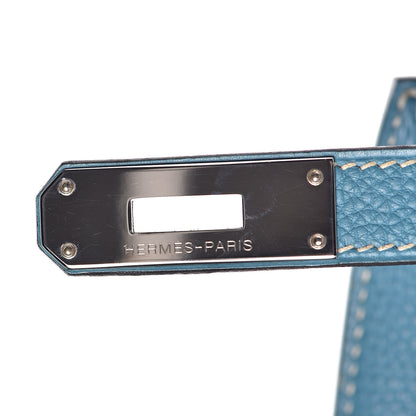 Hermes Togo Birkin 35 Blue Jean 20 of 32