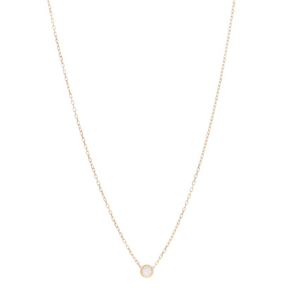 Cartier 18K Yellow Gold Diamond LM D'Amour Pendant Necklace 1 of 5