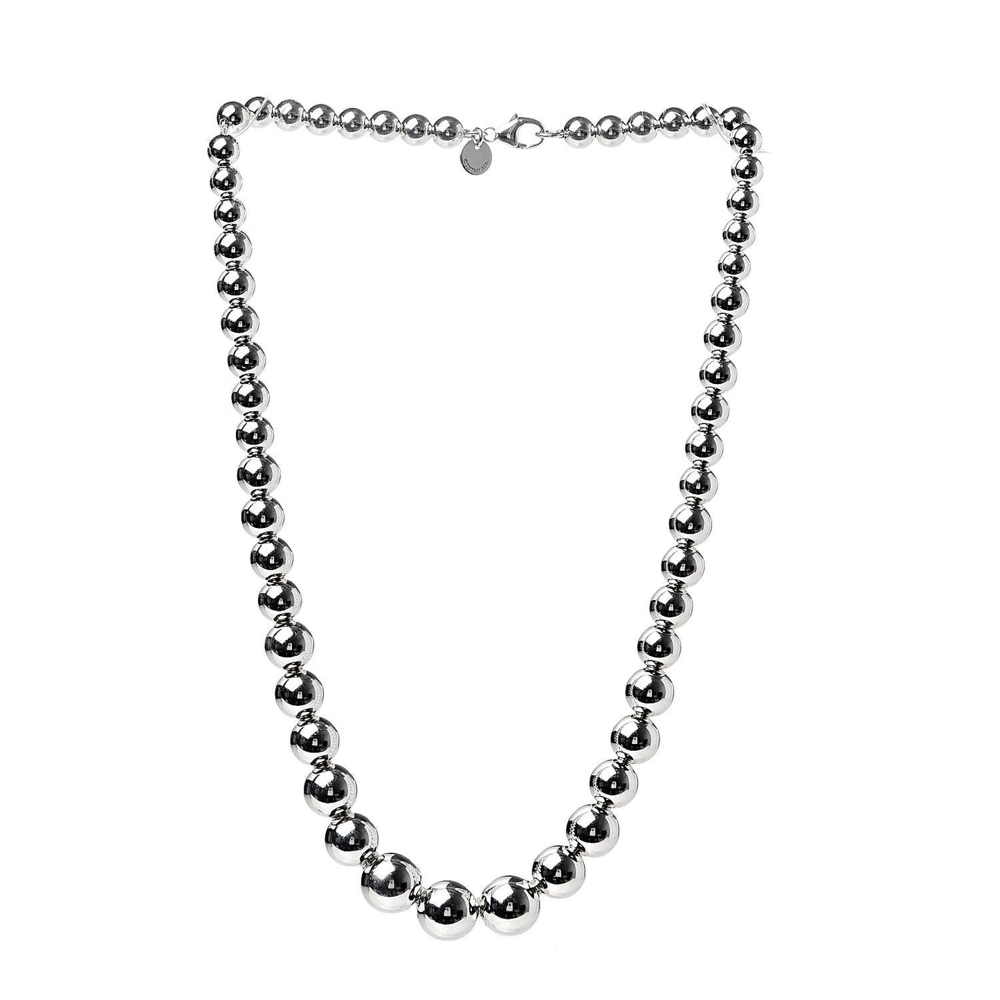 Sterling Silver HardWear Graduated Ball Necklace