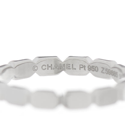 Chanel Platinum Premiere Promise Ring 50 5.25 7 of 10