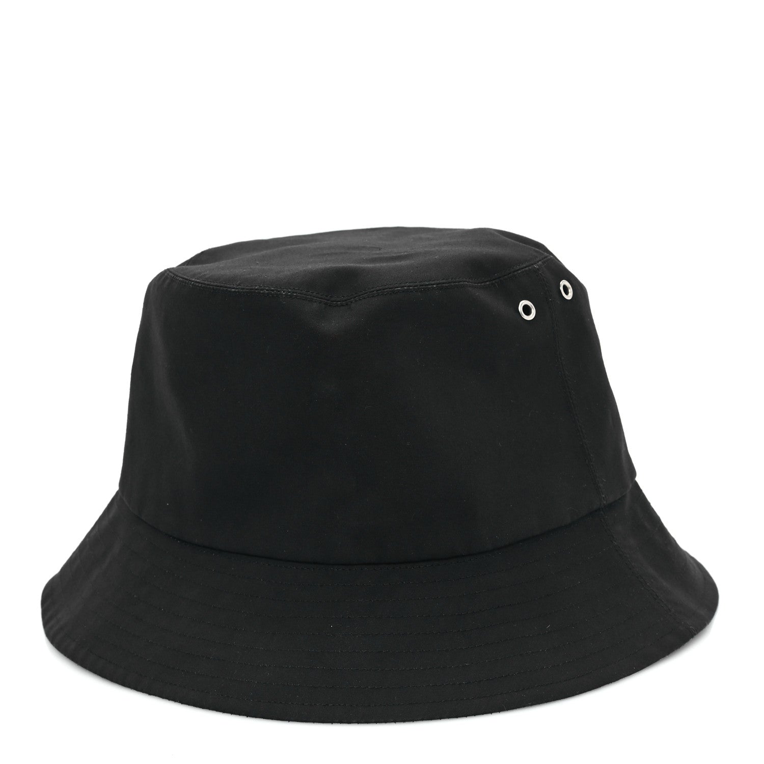 Christian Dior Polyester Cotton Oblique Teddy-D Brim Bucket Hat 57 Black 1 of 8