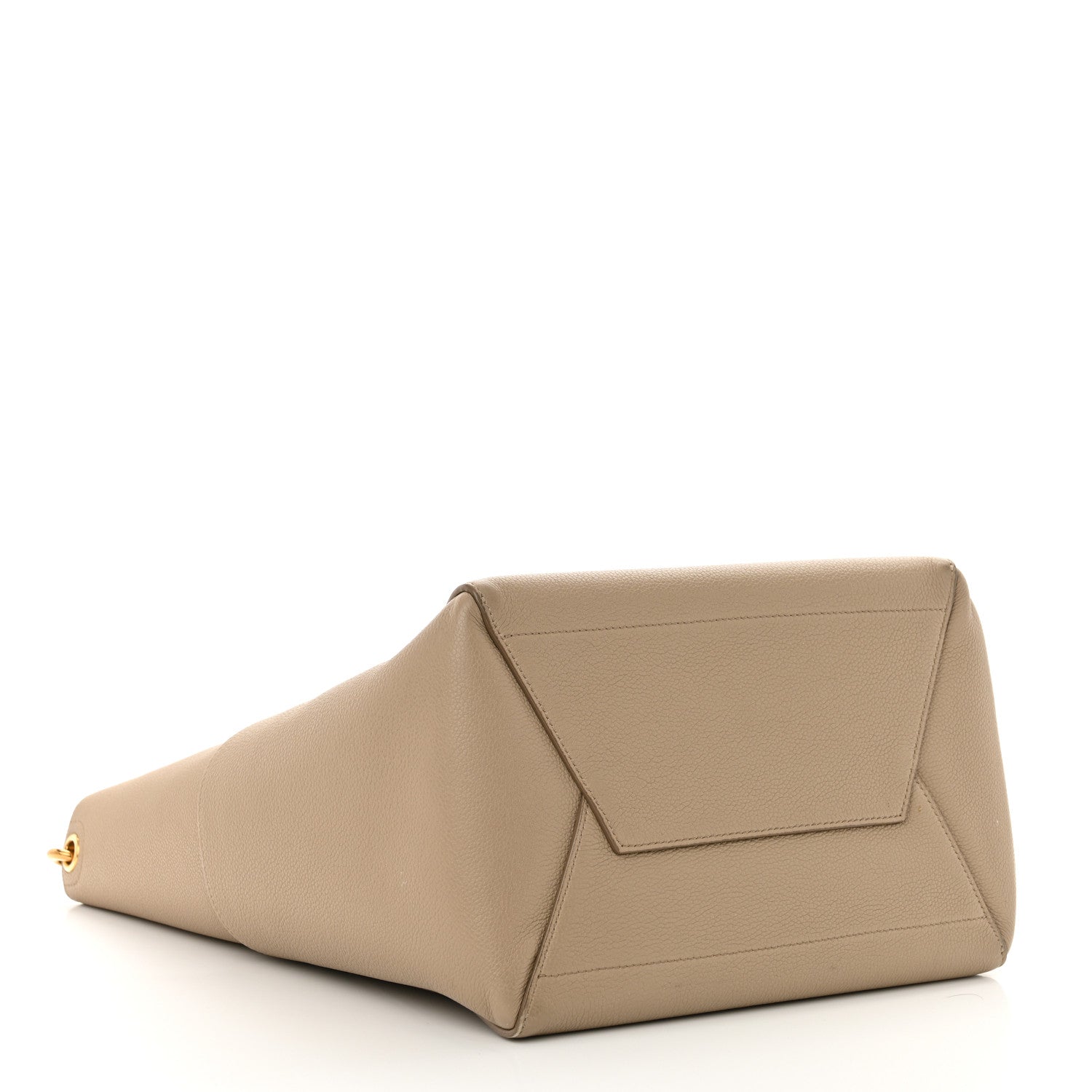 Celine Soft Grained Calfskin Sangle Bucket Bag Dune 4 of 13
