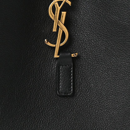 Saint Laurent Smooth Calfskin Small Le 5 A 7 Soft Hobo Black 7 of 10