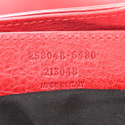 Balenciaga Agneau Giant Brogues Hardware Part Time Coquelicot 8 of 11