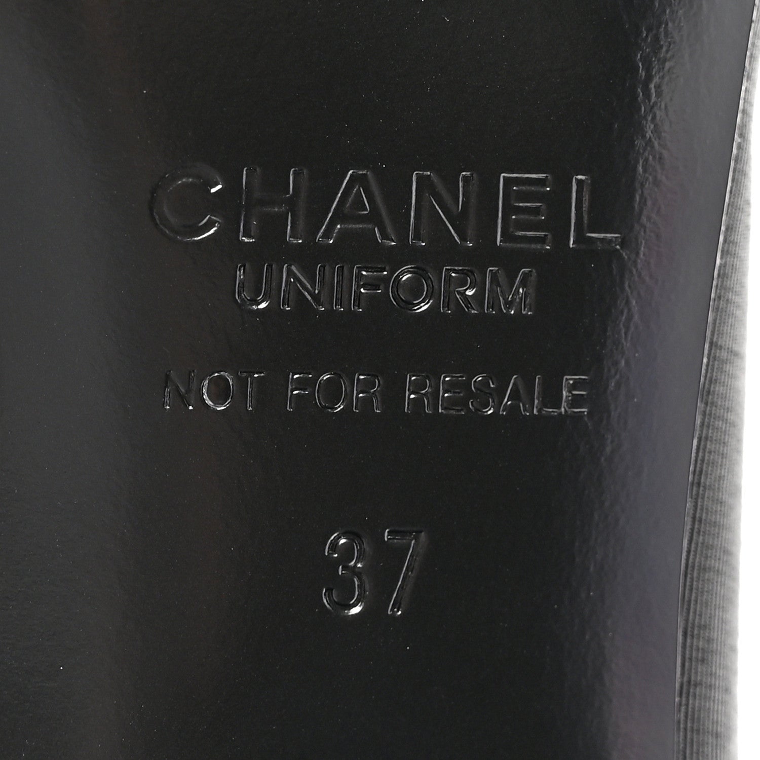 Chanel Grosgrain Cap Toe Uniform Pump 37 Black 6 of 11