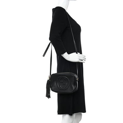 Gucci Pebbled Calfskin Small Soho Disco Bag Black 2 of 11