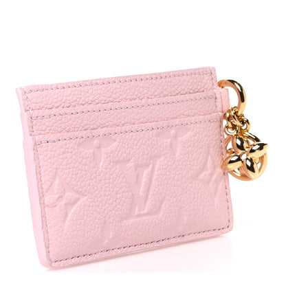 Louis Vuitton Empreinte Monogram LV Charms Card Holder Confetti Pink 3 of 7
