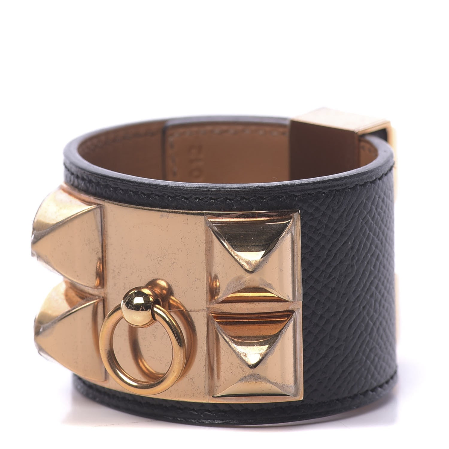 Hermes Epsom Collier de Chien CDC Bracelet XS Black 1 of 5