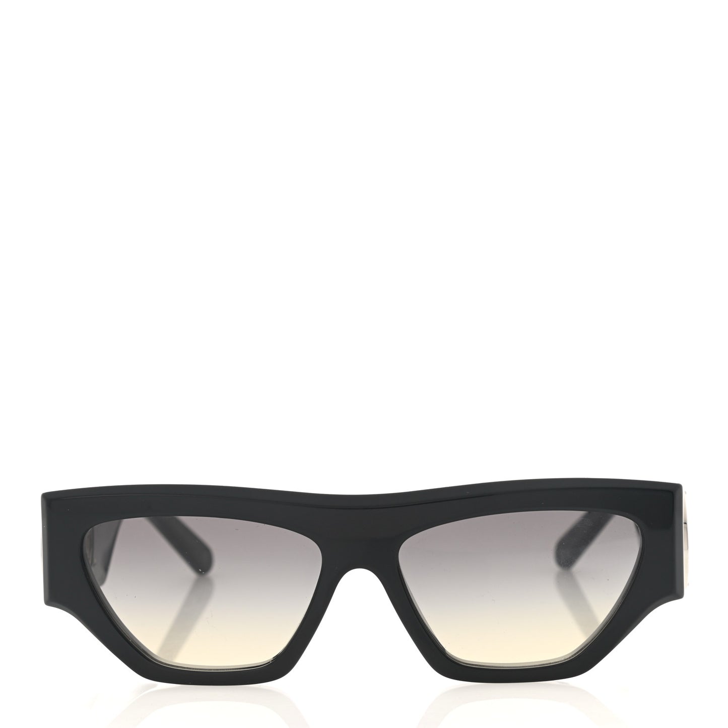 Acetate Enamel LV Link Cat Eye Sunglasses Z1663W Black
