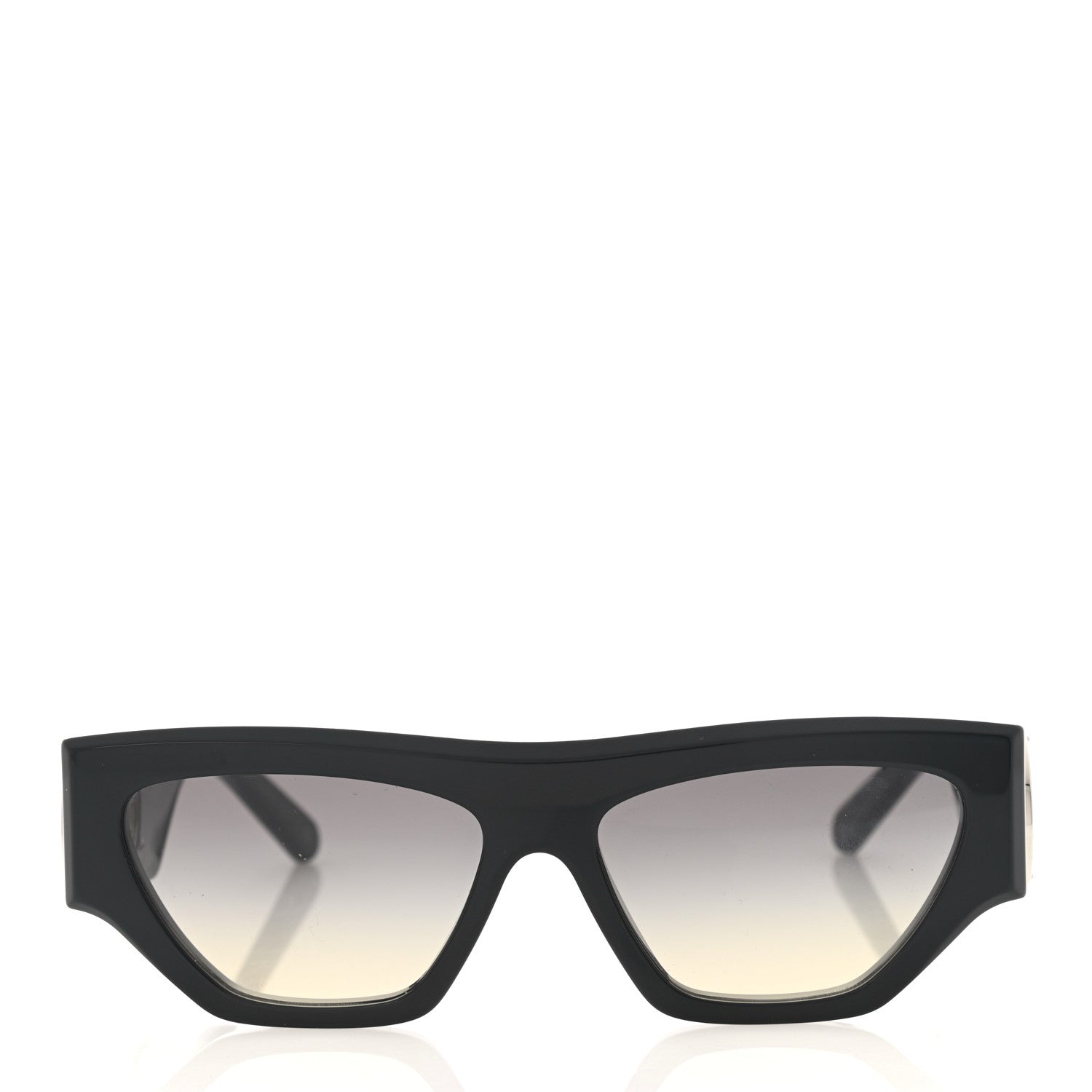 Louis Vuitton Acetate Enamel LV Link Cat Eye Sunglasses Z1663W Black 2 of 9