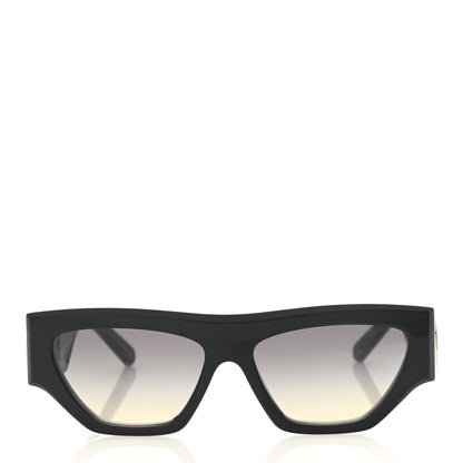 Louis Vuitton Acetate Enamel LV Link Cat Eye Sunglasses Z1663W Black 2 of 9