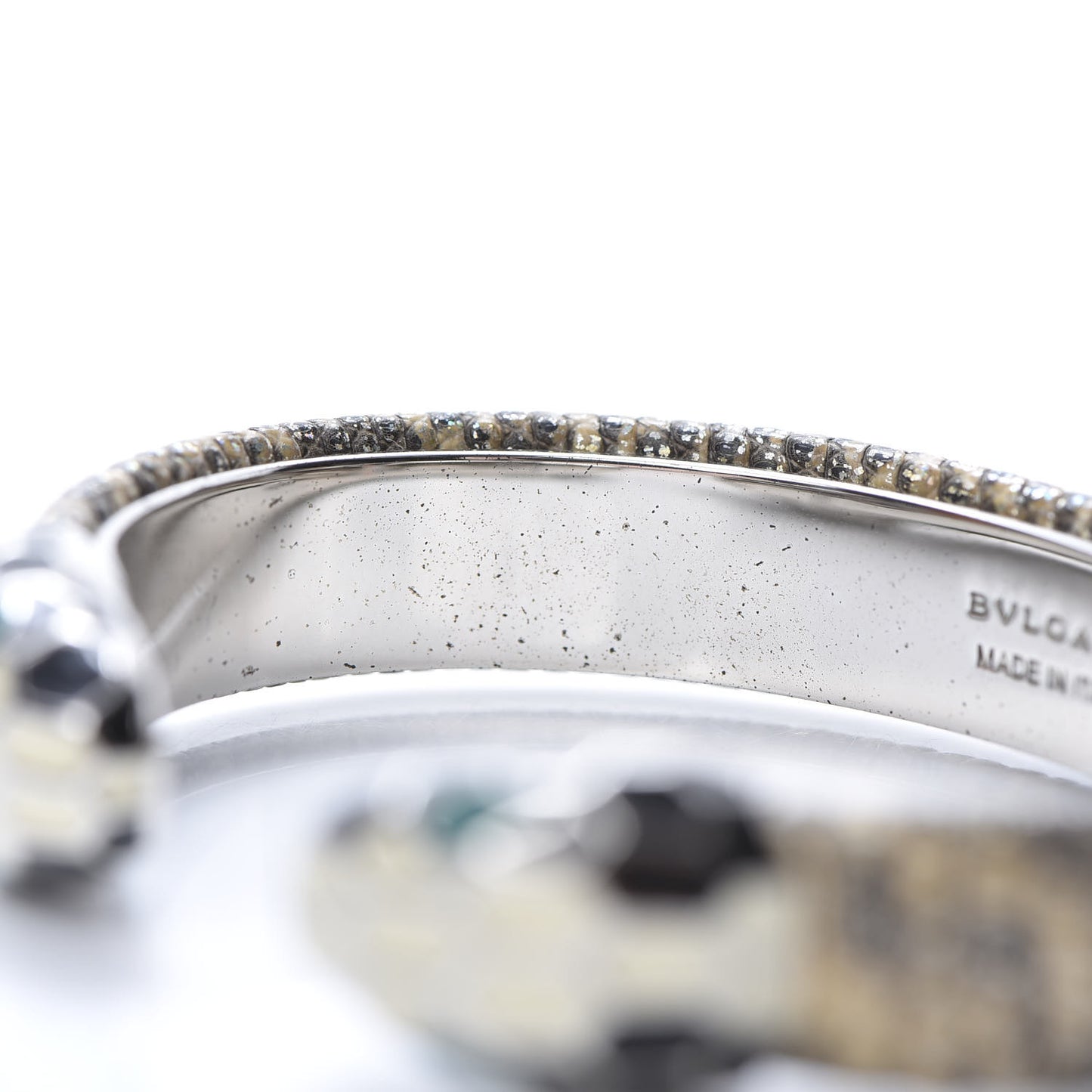Metallic Karung Serpenti Forever Bracelet