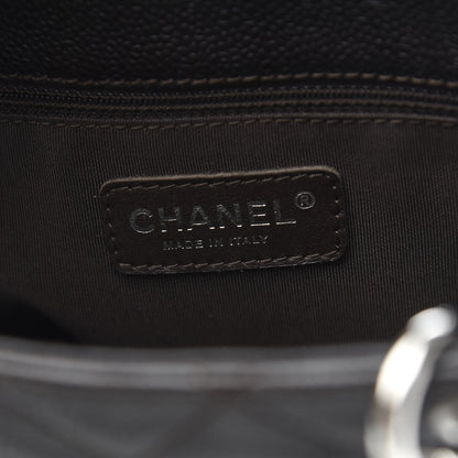 Chanel Caviar Quilted Petit Shopping Tote PST Black 6 of 9