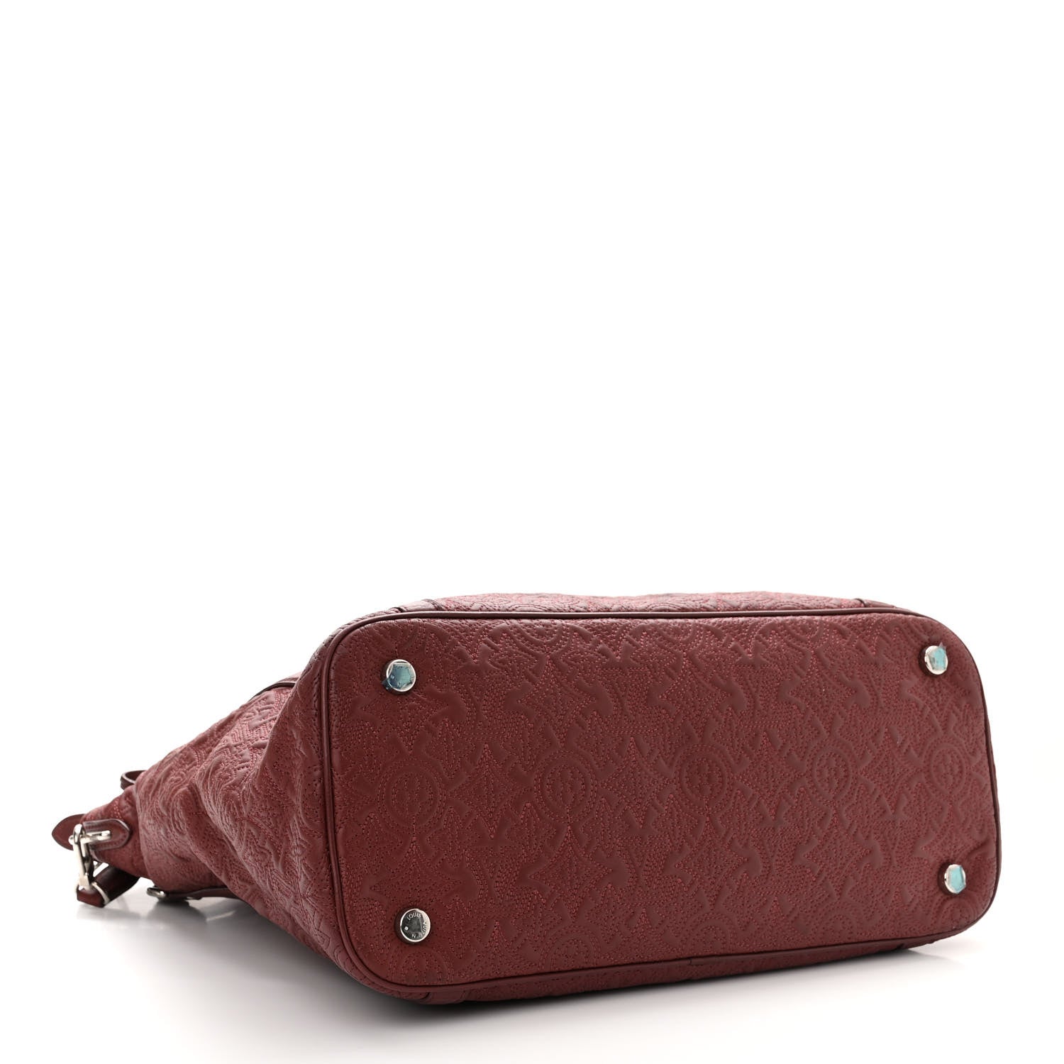 Louis Vuitton Monogram Lambskin Antheia Ixia MM Fuchsia 4 of 13