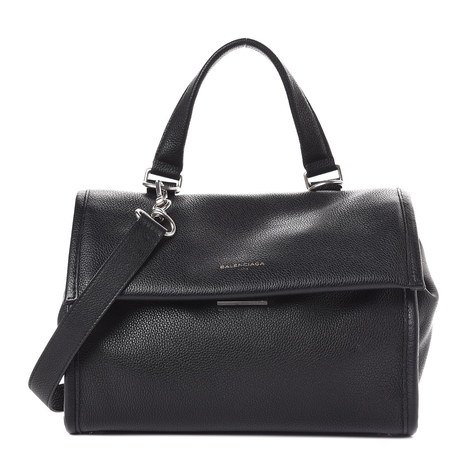 Balenciaga Veau Grana Small Tool Satchel Black 1 of 7