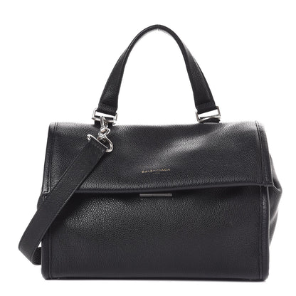 Balenciaga Veau Grana Small Tool Satchel Black 1 of 7