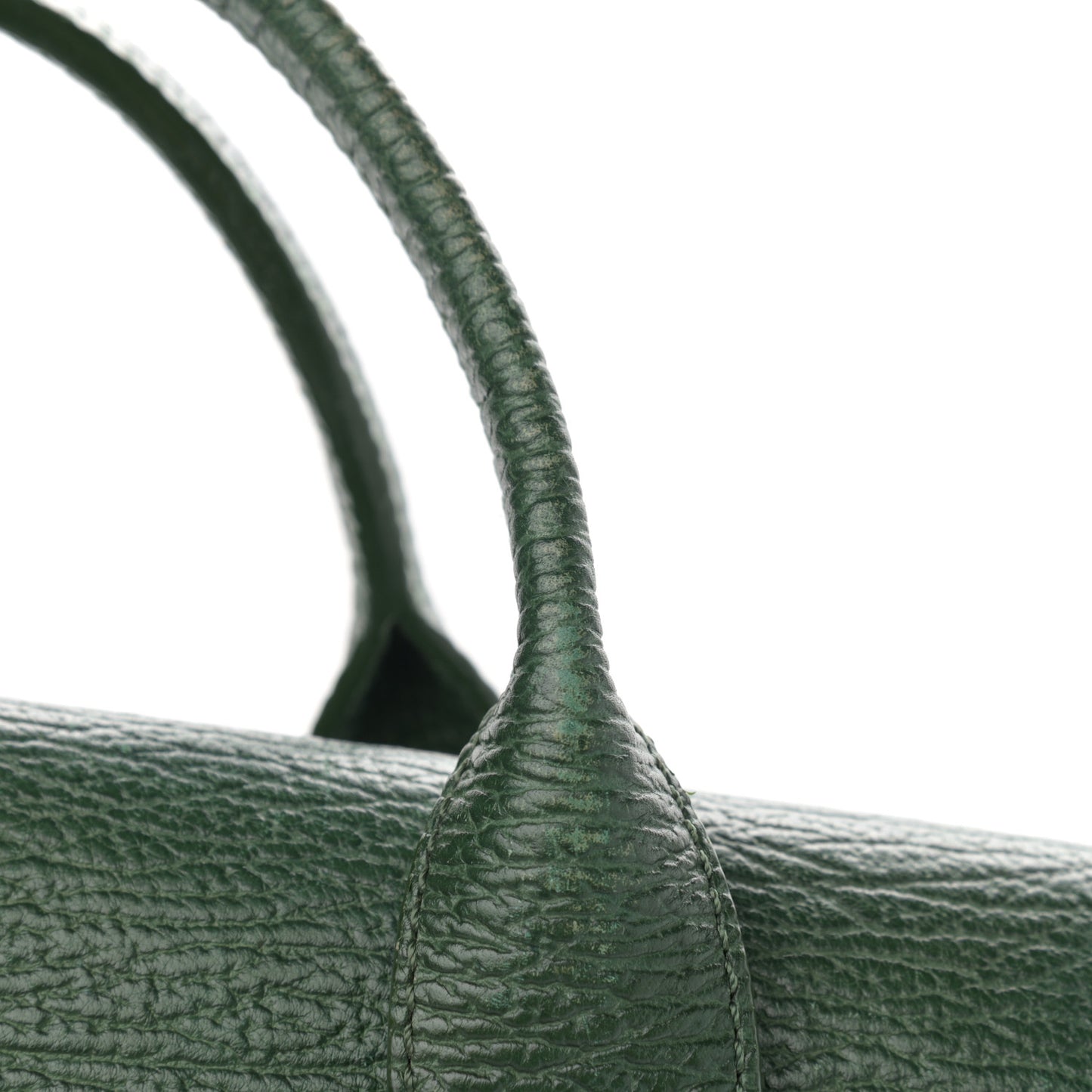 Textured Calfskin Medium Pashli Satchel Jade