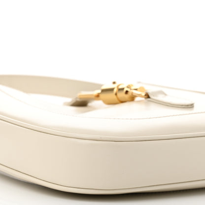 Gucci Boarded Dyana Lux Calfskin Small Jackie 1961 Hobo Mystic White 9 of 10