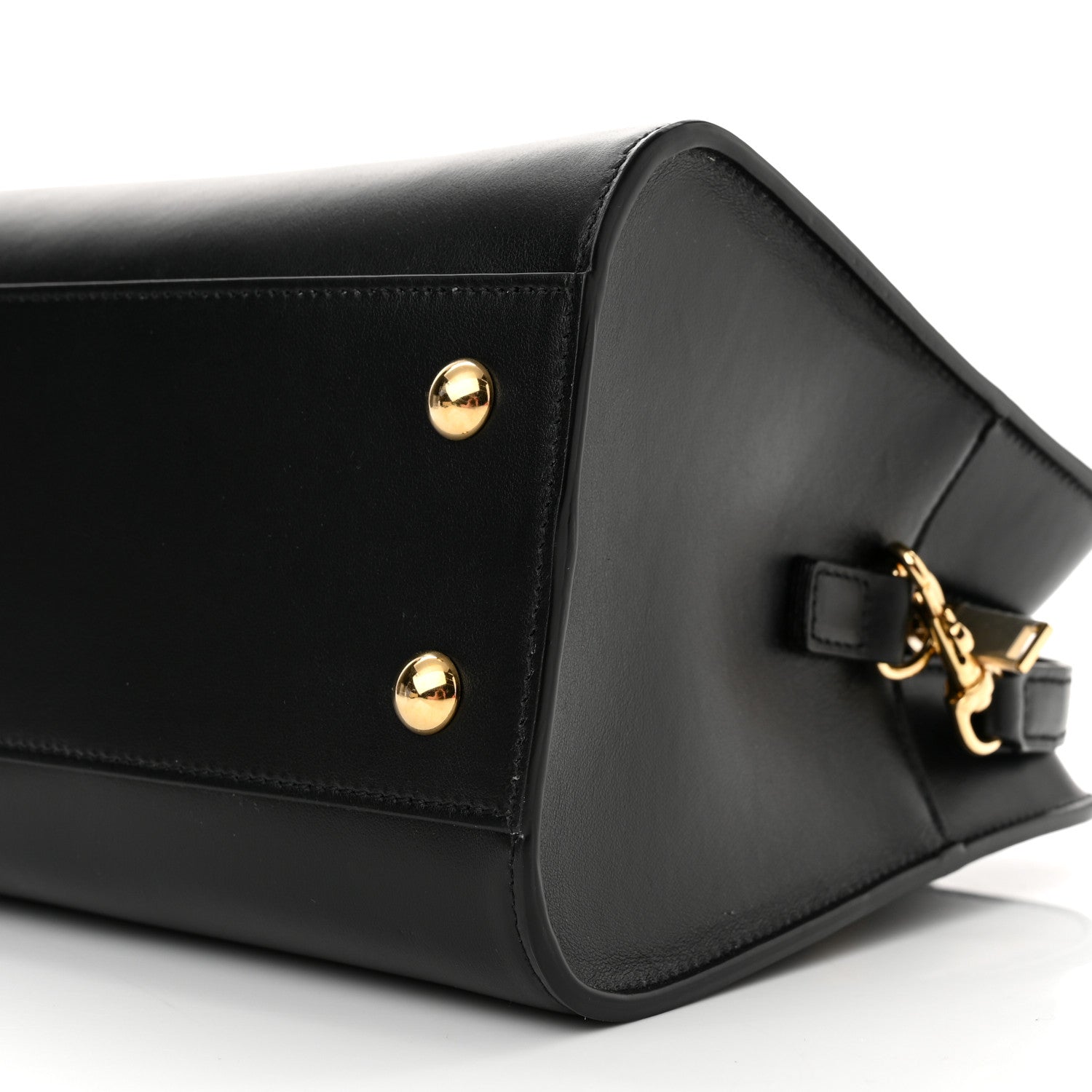 Saint Laurent Calfskin Monogram Baby Cabas Black 9 of 9