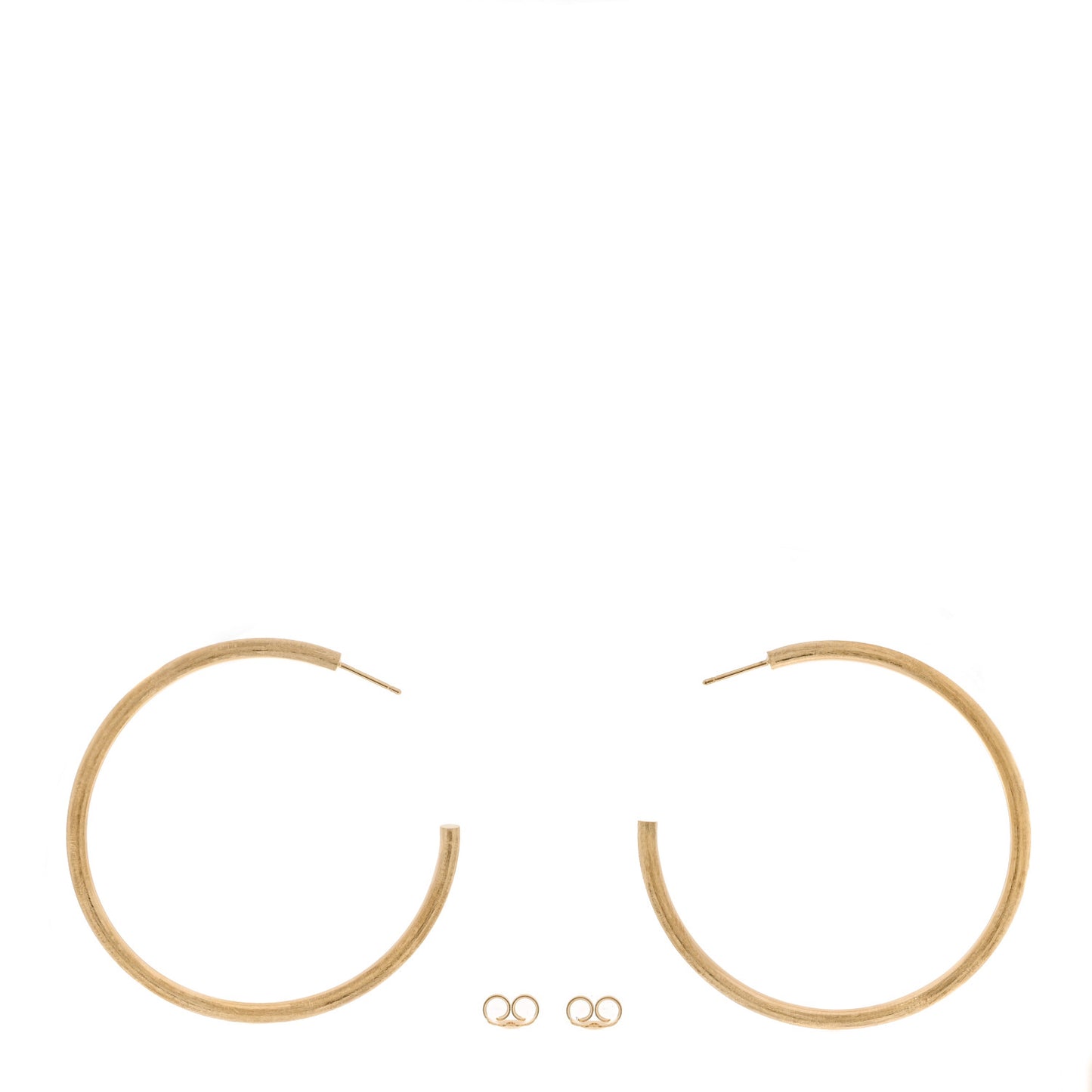 18K Yellow Gold Large Jaipur Hoop Earrings