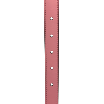 Gucci Moon Calfskin Palladium Double G 20mm Belt 75 30 Wild Rose 6 of 6