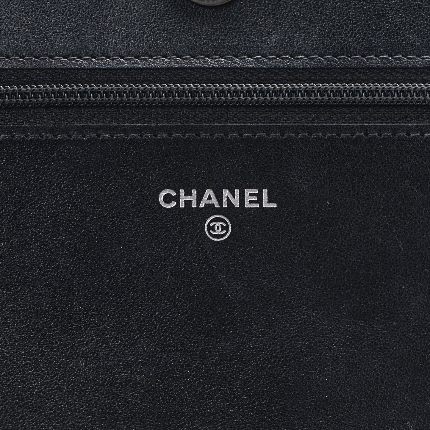 Caviar Quilted Boy Wallet On Chain WOC Black