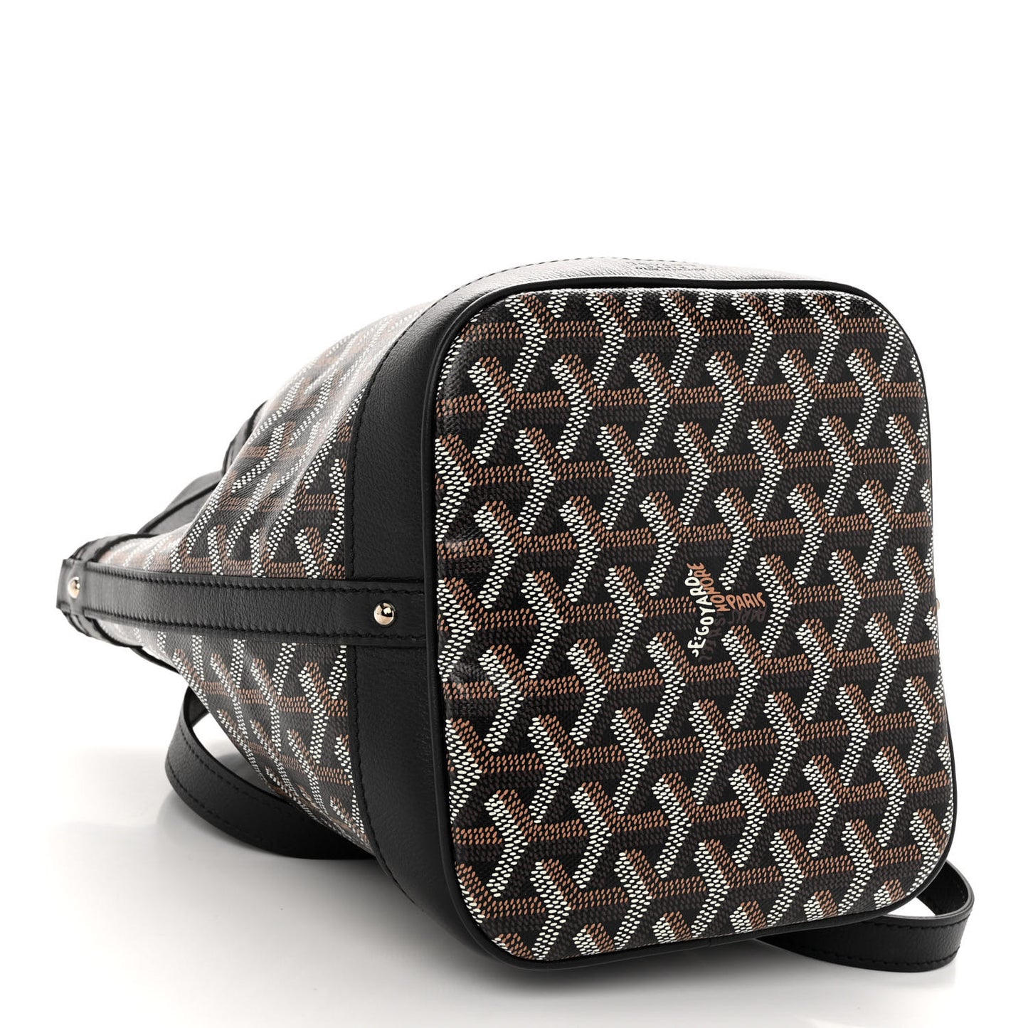 Goyardine Petit Flot Bucket Bag PM Black