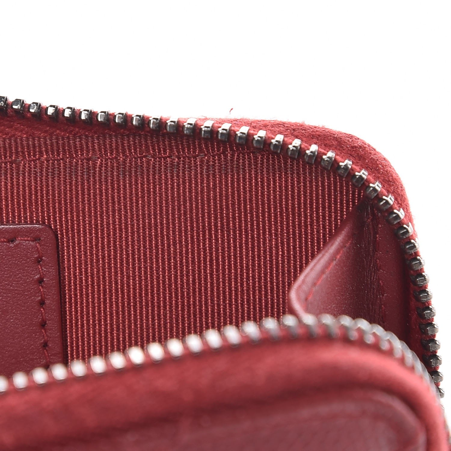 Chanel Caviar Quilted Key Holder Case Red 8 of 9