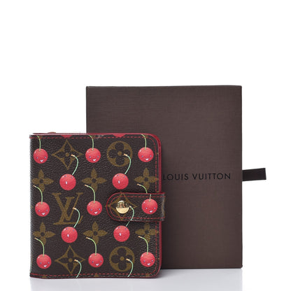 Louis Vuitton Monogram Cerises Compact Zippe Wallet 9 of 9