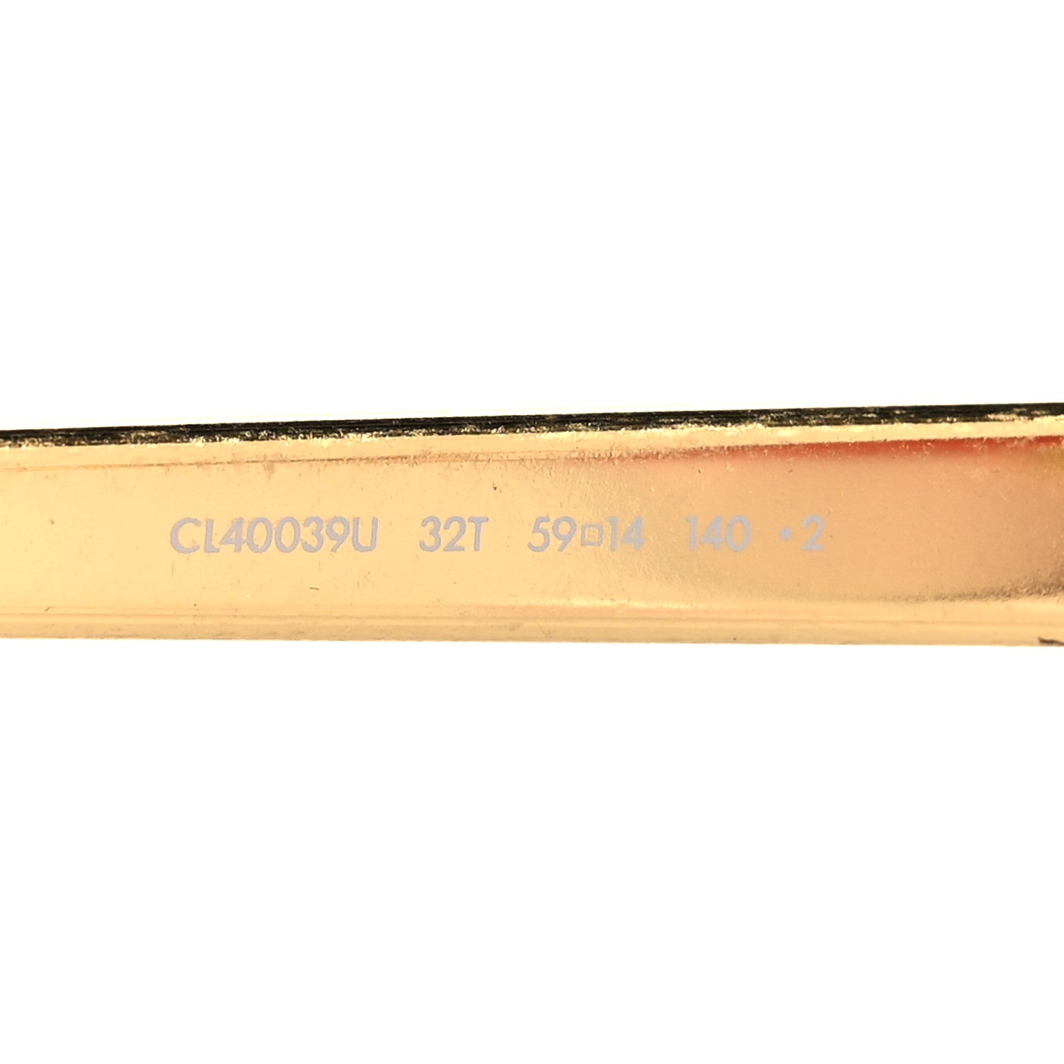 Celine Aviator Sunglasses CL 40039U/32S Gold Pink 6 of 7