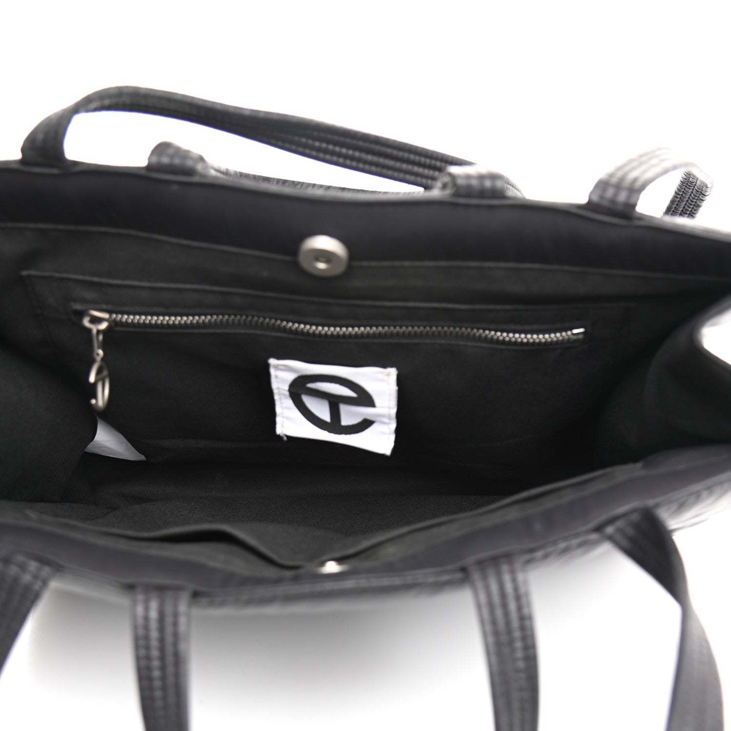 Telfar Nylon Medium Puff Shopping Bag Black 9 of 30