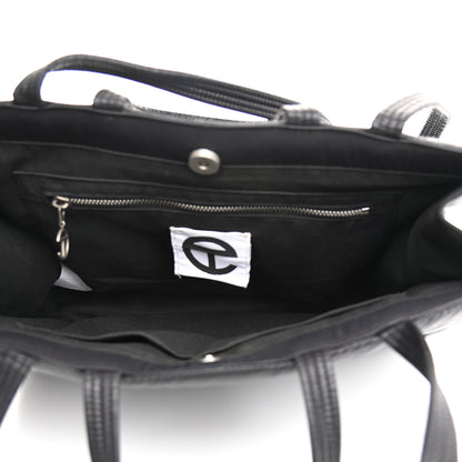 Telfar Nylon Medium Puff Shopping Bag Black 9 of 30