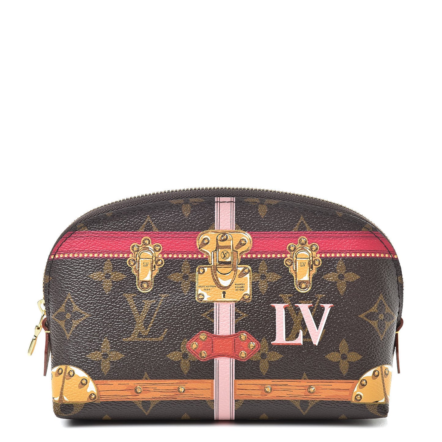 Monogram Summer Trunks Cosmetic Pouch PM
