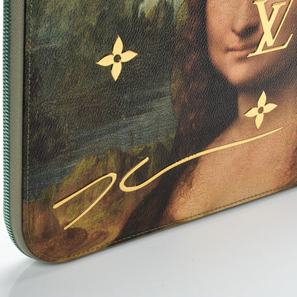 Louis Vuitton Masters Da Vinci Laptop Case Vert D’eau 5 of 9