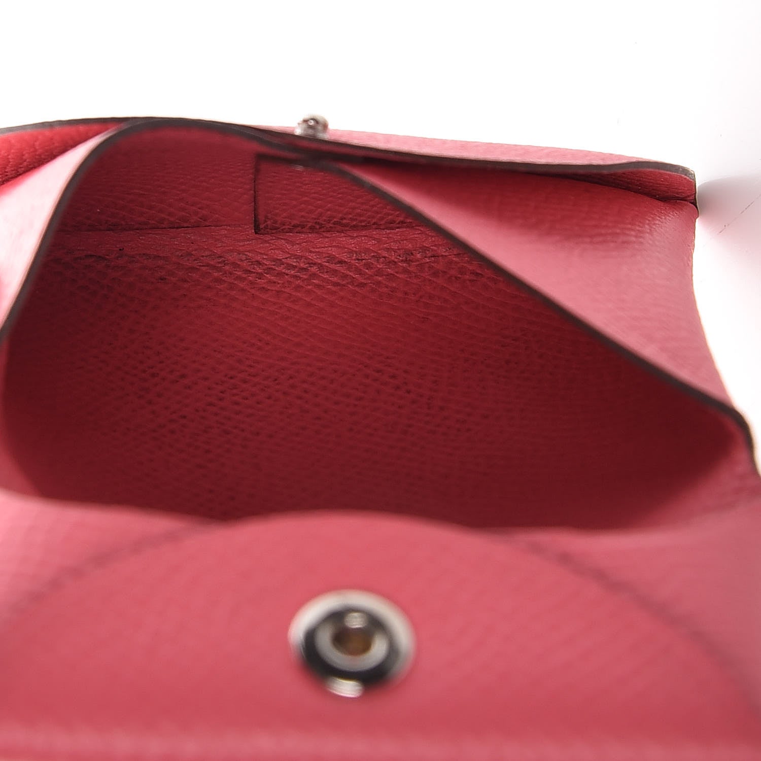 Hermes Epsom Bastia Coin Purse Rose Azalee 5 of 10